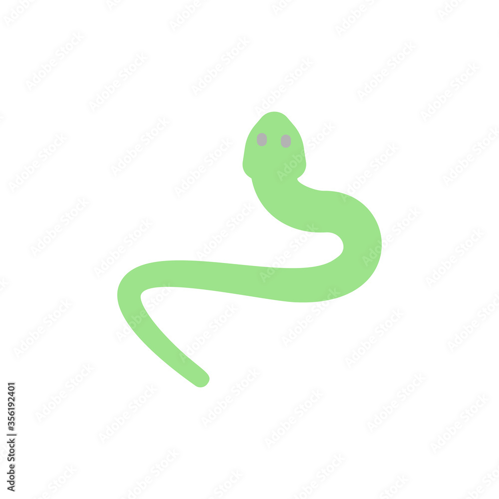 Naklejka premium Snake, animal icon. Simple color vector elements of wilderness icons for ui and ux, website or mobile application