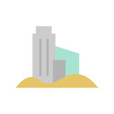 City, building, desert icon. Simple color vector elements of wilderness icons for ui and ux, website or mobile application