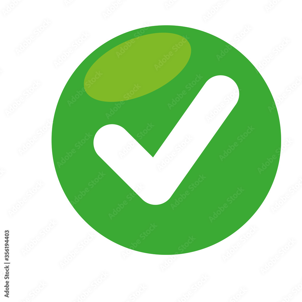 Check mark design, Ok tick choice correct approved choose vote positive and web theme Vector illustration Check mark design, Ok tick choice correct approved choose vote positive and web theme Vector illustration