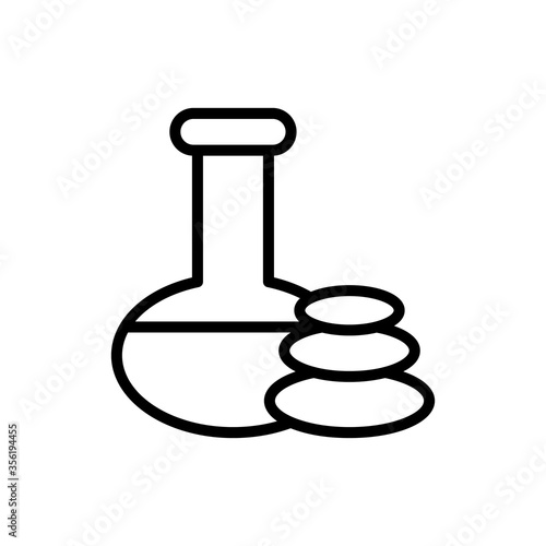 Oil, stone, spa icon. Simple line, outline vector elements of free time icons for ui and ux, website or mobile application