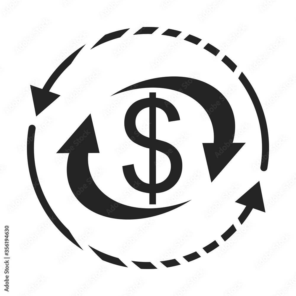 Obraz premium cash back icon design logo template EPS 10