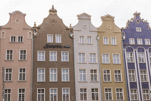 Gdansk, Poland - Juny, 2019: The Long Lane street in Gdansk. Architecture of the old town in Gdansk with city hall. © F8  \ Suport Ukraine