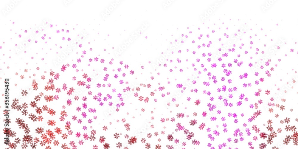 Light pink vector template with abstract forms.
