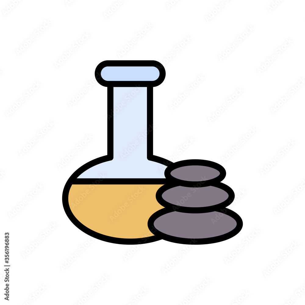 Oil, stone, spa icon. Simple color with outline vector elements of free time icons for ui and ux, website or mobile application Oil, stone, spa icon. Simple color with outline vector elements of free time icons for ui and ux, website or mobile application