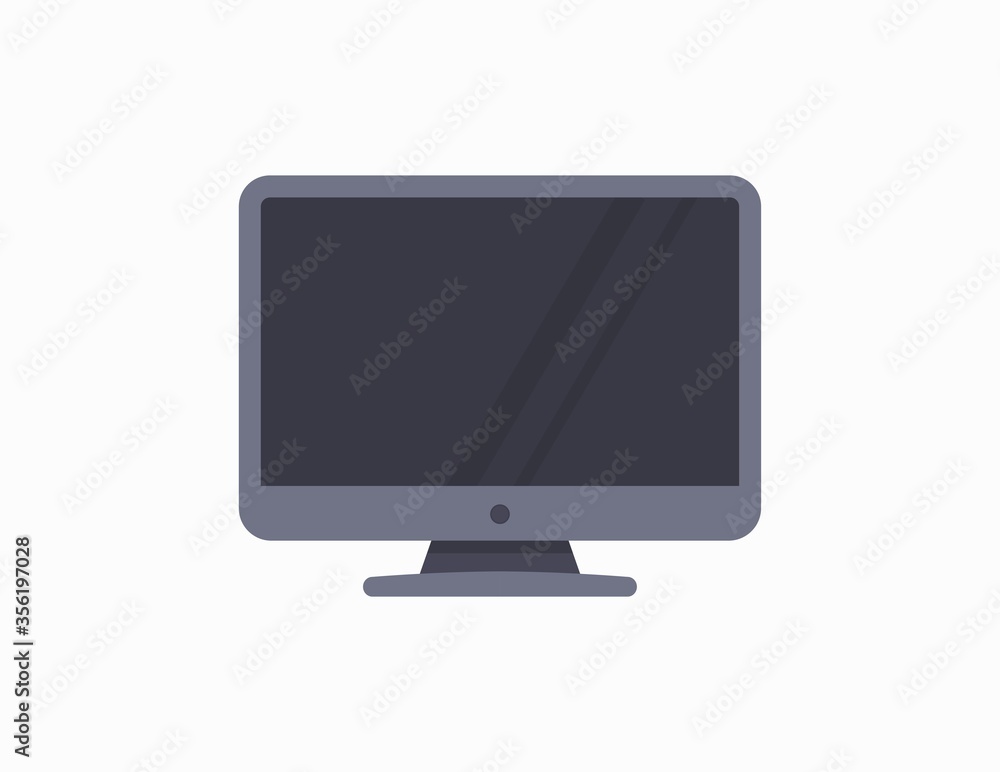 Desktop computer icon. vector illustration Desktop computer icon. vector illustration