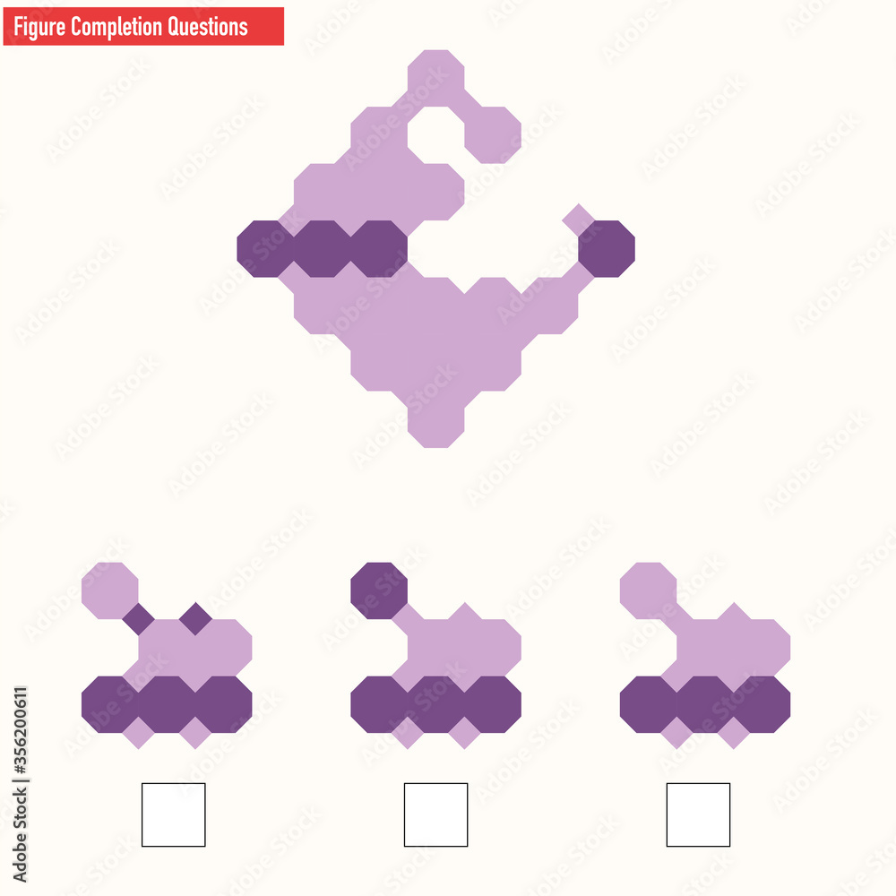 Intelligence puzzle, Find the missing piece, visual intelligence questions, IQ Test Intelligence puzzle, Find the missing piece, visual intelligence questions, IQ Test