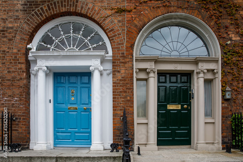 Photography Colorful georgian doors in Dublin, Ireland