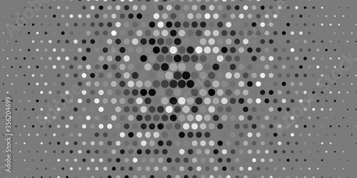 Light Gray vector pattern with spheres. Illustration with set of shining colorful abstract spheres. New template for a brand book.