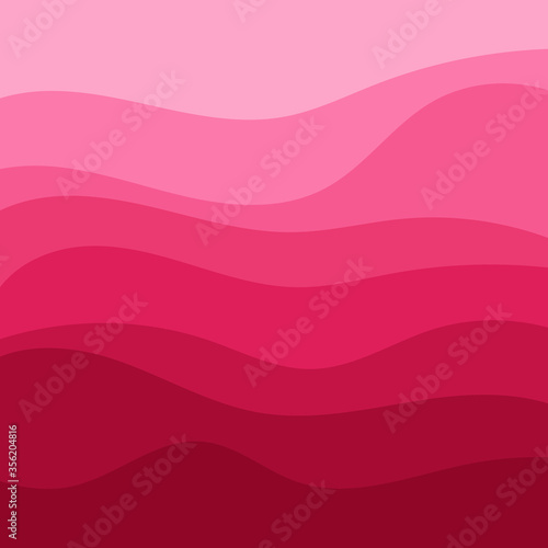 Abstract pink wavy vector background 