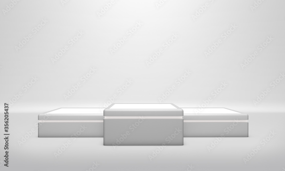 Light podium for product presentation Light podium for product presentation