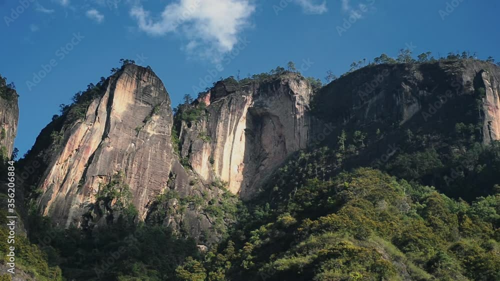 WS LA PAN Landscape with forest and cliffs / Liming,Yunnan,China WS LA PAN Landscape with forest and cliffs / Liming,Yunnan,China