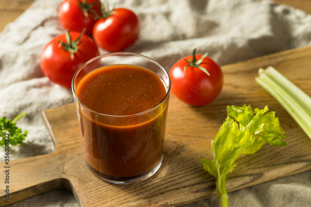 Homemade Spicy Tomato Juice