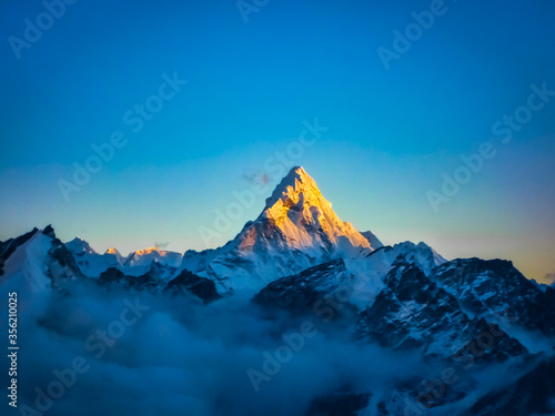 Fotografia Amadablam visto de Gokyo Ri