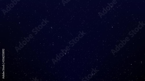 Blue animated circles particles light background 4k