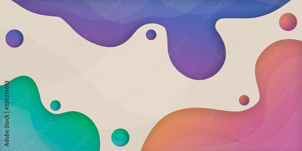 Abstract background with multi-colored geometric and liquid shapes. Abstract background with multi-colored geometric and liquid shapes.