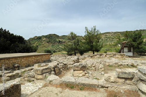 La villa minoenne de Vathypétro en Crète