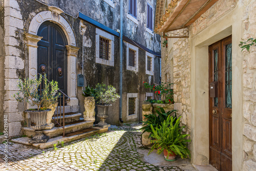 The beautiful village of Castro dei Volsci, near Frosinone, Lazio, Italy.