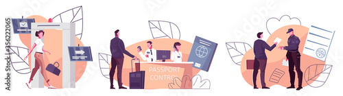 Customs Control Compositions Set