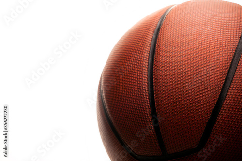 image of basketball white background  © jonicartoon
