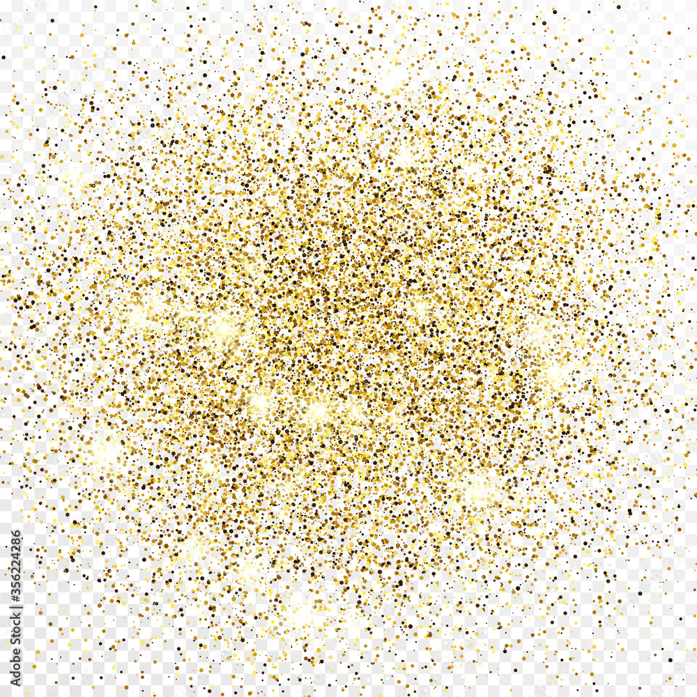 Gold glitter celebratory confetti background Gold glitter celebratory confetti background