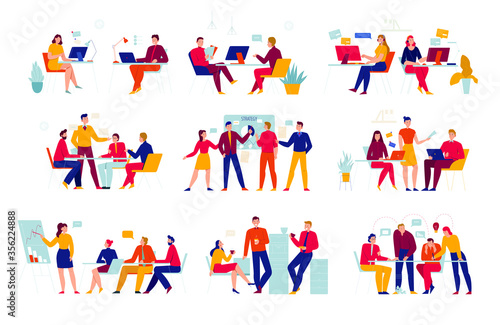 Office People Icon Set