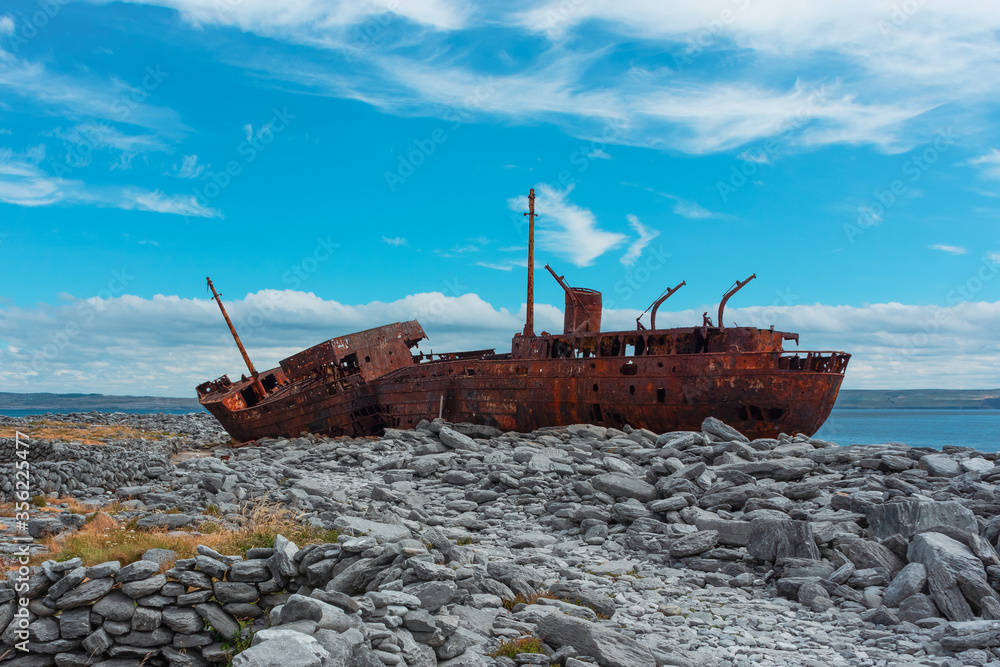 Plassey shipwreck in Ireland, Inisheer