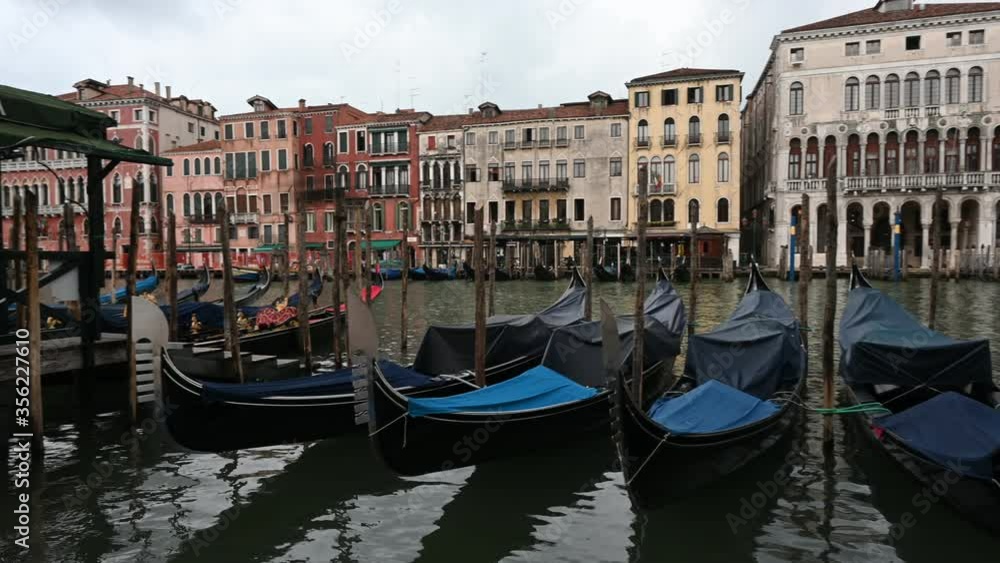 Venice, Italy - Historic buildings between the canals of the lagoon city Venice, Italy - Historic buildings between the canals of the lagoon city