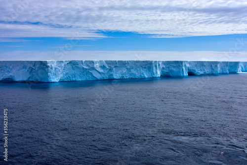 Blue Iceberg in Admiralty Bay Antarctica