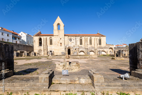 Ruins of monastery of Santa Clara a Velha at Coimbra, Portugal