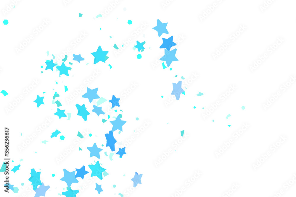 Confetti stars.