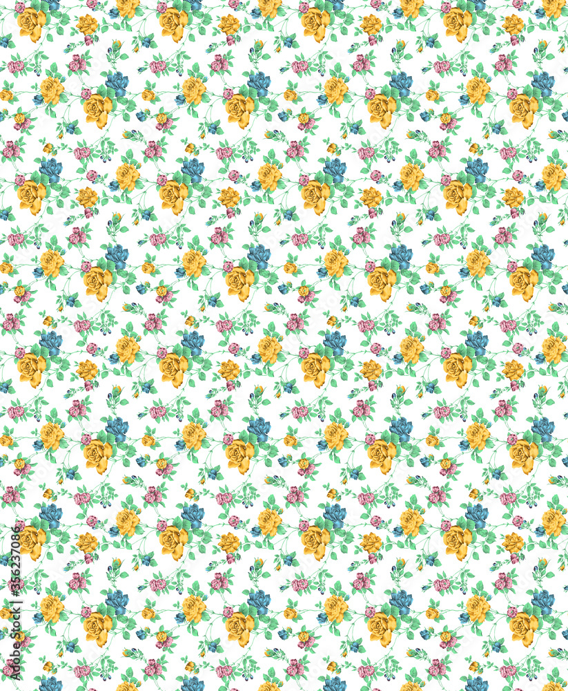 abstract flower pattern with colorful background for multi purpose use