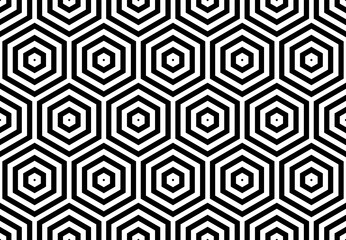 Crédence de cuisine Hexagone patrons Texture géométrique hexagones réguliers  © troyka