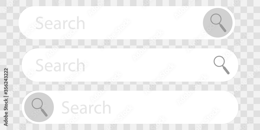 Web search bars set icon. Web search vector illustration. Web search bars set icon. Web search vector illustration.