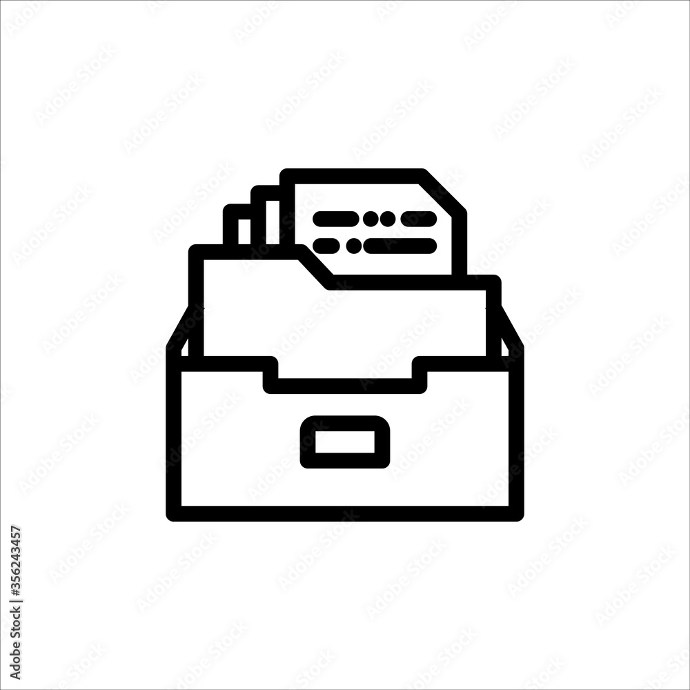 Folder flat line vector icon for mobile application, button and website design. Illustration isolated on white background. EPS 10 design, logo, app, infographic Folder flat line vector icon for mobile application, button and website design. Illustration isolated on white background. EPS 10 design, logo, app, infographic