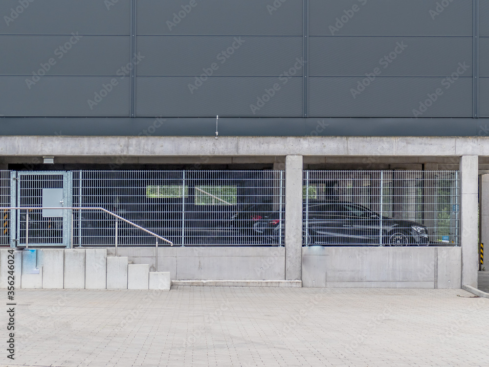 Neu gebaute Parkplätze Neu gebaute Parkplätze