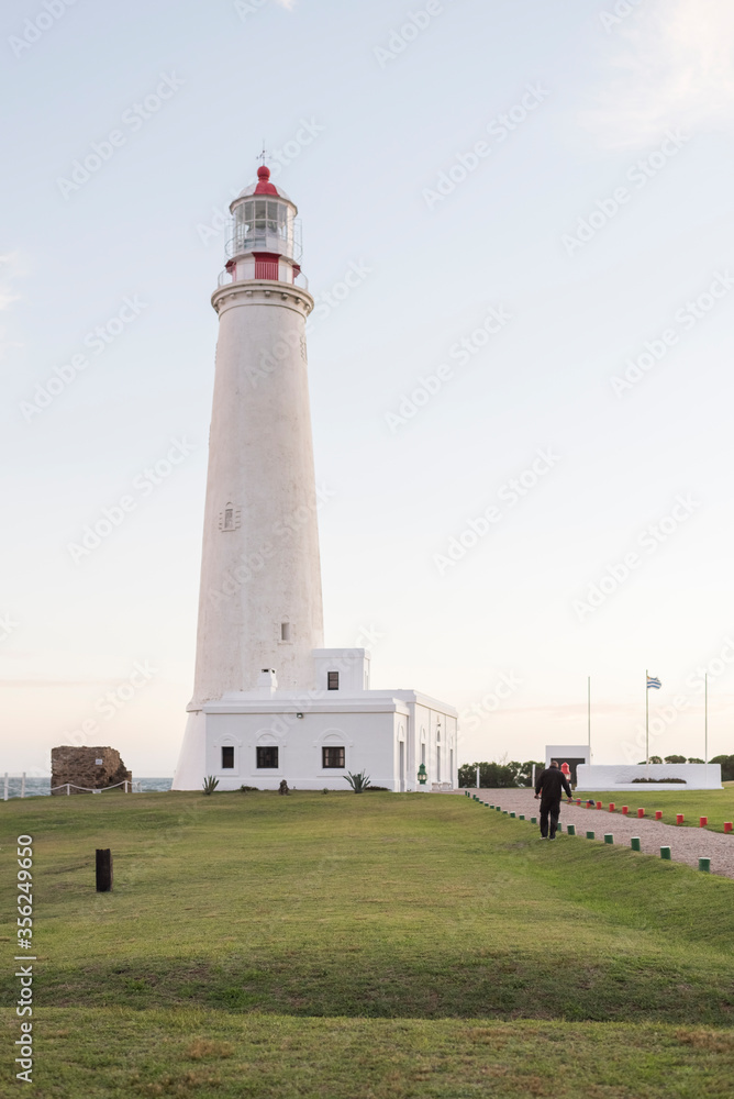 Lighthouse of Cabo de Santa Maria, located in La Paloma, Rocha, Uruguay