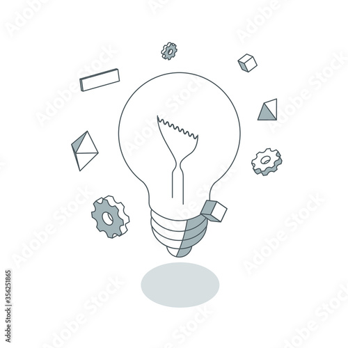 Isometric Idea Graphic photo