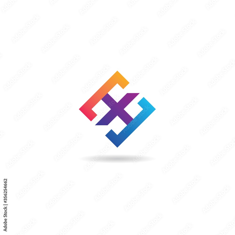 initial x logo design vector, icon, element, template initial x logo design vector, icon, element, template