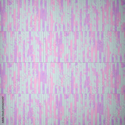 Fragment of old multicolored parquet floor in for decoration. The texture for use in graphic and architectural project. Pattern of wooden panel for background. 3D illustration.