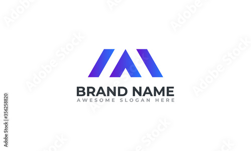 M modern letter logo design | M logo | M logo design template