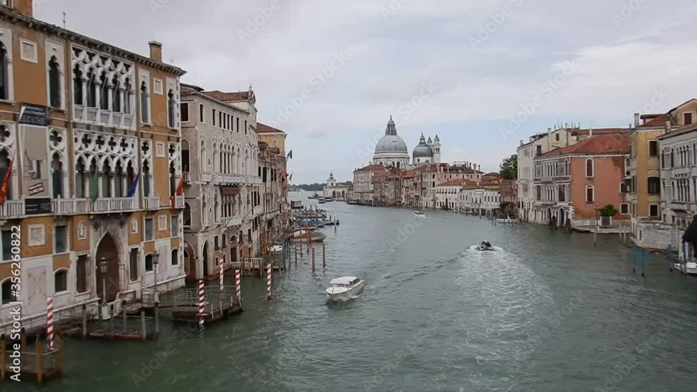 Venice, Italy - Historic buildings between the canals of the lagoon city Venice, Italy - Historic buildings between the canals of the lagoon city