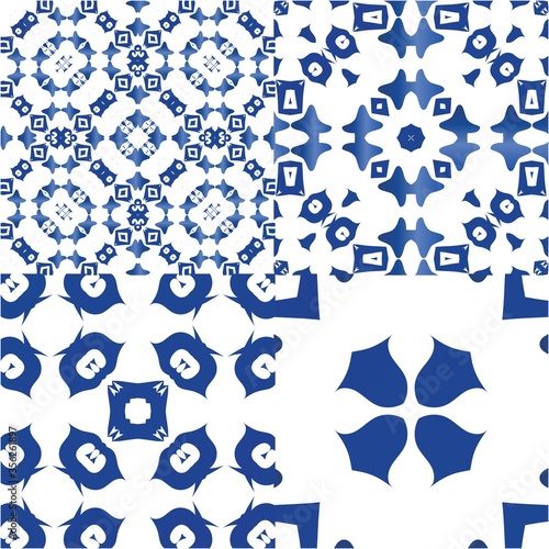 Traditional ornate portuguese azulejos.