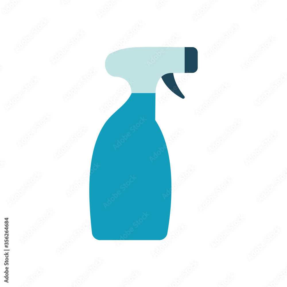 spray bottle icon, flat style spray bottle icon, flat style