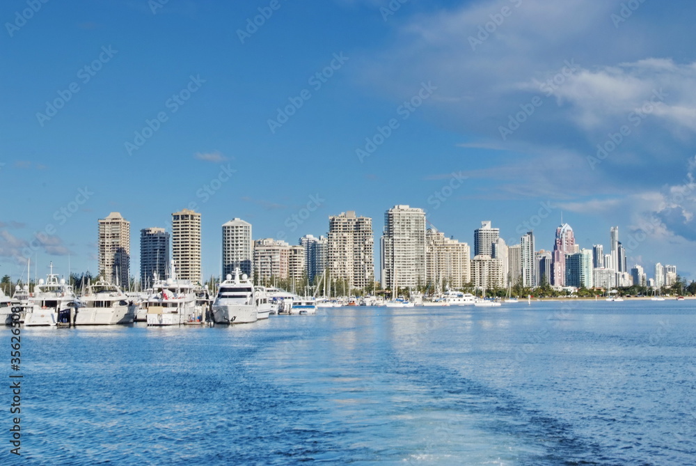 Obraz premium Gold Coast marina, Australia