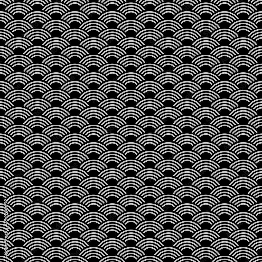 4 Line Fish Scale Geometrical Pattern Seamless Repeat Background 4 Line Fish Scale Geometrical Pattern Seamless Repeat Background