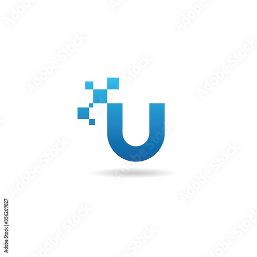 initial u with digital logo design vector, symbol, icon, element, template Free Download initial u with digital logo design vector, symbol, icon, element, template - GFXLoad