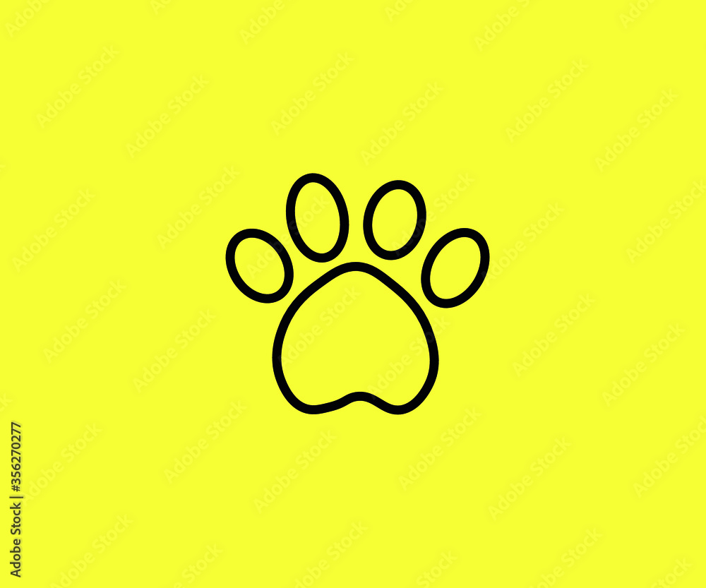 animal paw print vector animal paw print vector