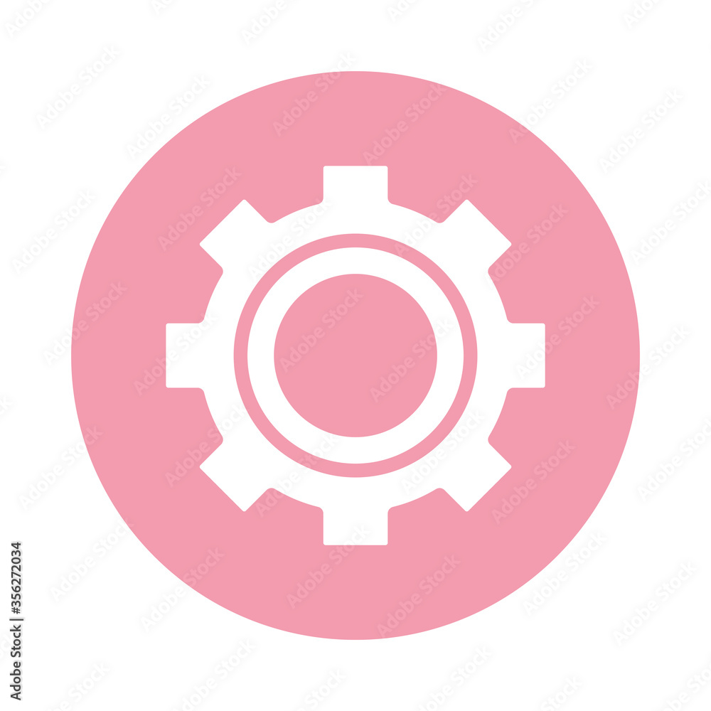 gear machine block style icon gear machine block style icon