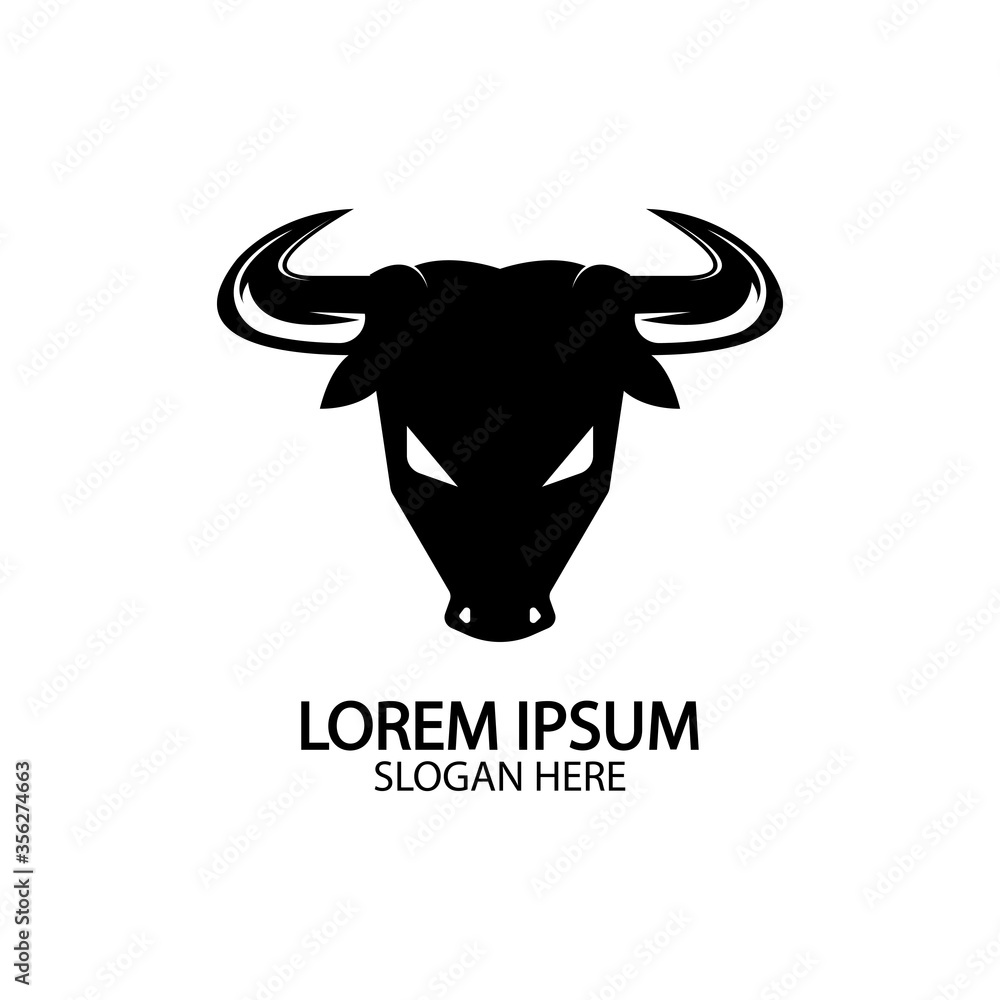 Bull horn logo and symbol template icons app Bull horn logo and symbol template icons app
