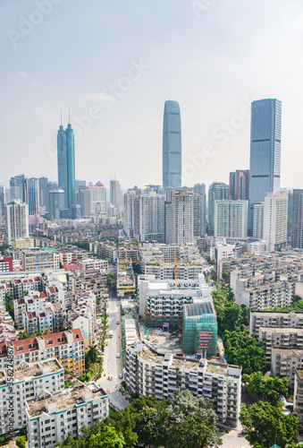 Shenzhen Luohu City Skyline Scenery  China